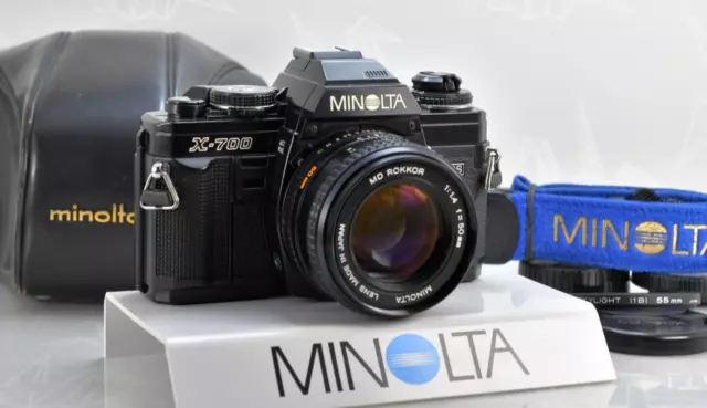 [Cerca de MINT+++] Minolta Nueva cámara de película X-700 SLR de 35 mm...