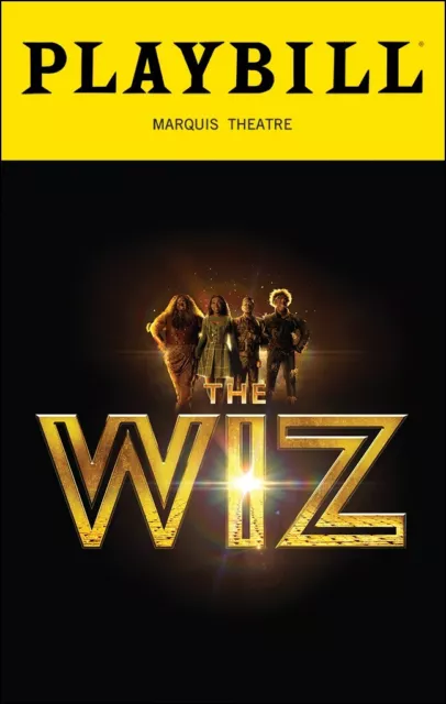 THE WIZ Playbill Musical NEW YORK BROADWAY Wayne Brady