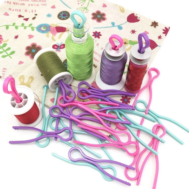 Boîte De Rangement Pour Bobines De Fil à Broder - Capacité 42 Bobines, En Plastique PP Rose - Idéale Pour Couture DIY - 6