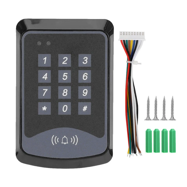 PASSWORD ACCESS CONTROLLER System Door ID Card Reader Security Keypad ...