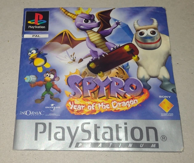Spyro Year of the Dragon Platinum - Complet - Sony Playstation 1 PS1 - PAL