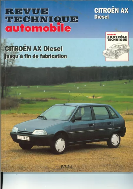 Revue technique automobile RTA CITROËN AX Diésel