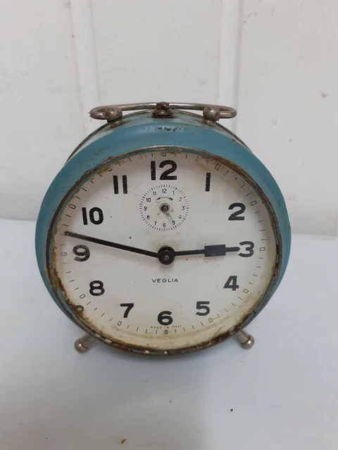 Vecchia Sveglia Orologio VEGLIA non Funzionante