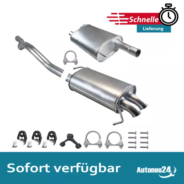 Auspuffanlage VW Transporter T5 & T6 / Multivan V, VI 2,5 TDI KURZ SWB, Auspuff