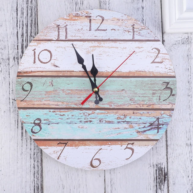 Reloj de estilo retro vintage reloj colgante relojes de pared relojes para hombres añada