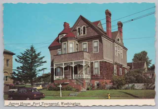 State View~James House Port Townsend Washington~Continental Postcard