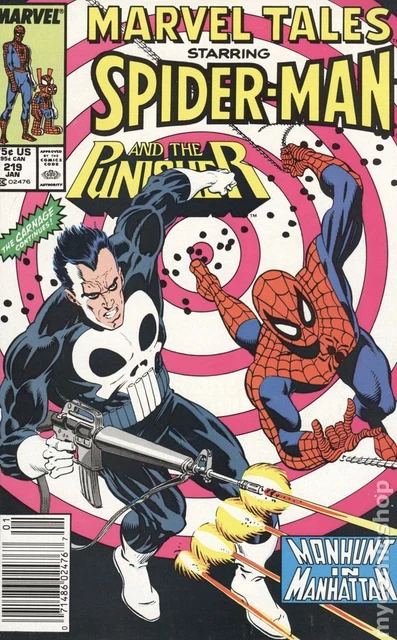 Marvel Tales Mark Jewelers #219MJ VG 1989 Stock Image Low Grade