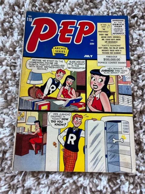 Pep Comics #110 FN/VF 7.0 Archie 1955
