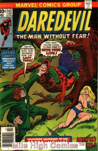 DAREDEVIL  (1964 Series)  (MAN WITHOUT FEAR) (MARVEL) #142 Very Good Comics Book