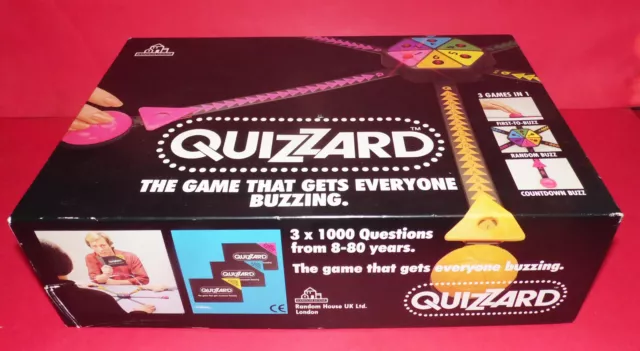 QUIZZARD * Vintage 1988 Random House Game * 100% Complete *