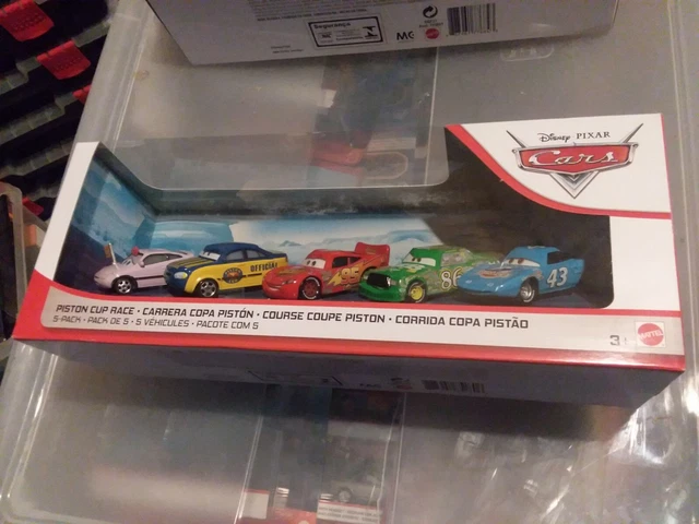 Disney Pixar Cars Piston Cup Race 5 Pack w/ The King New Unopened Free Shipping