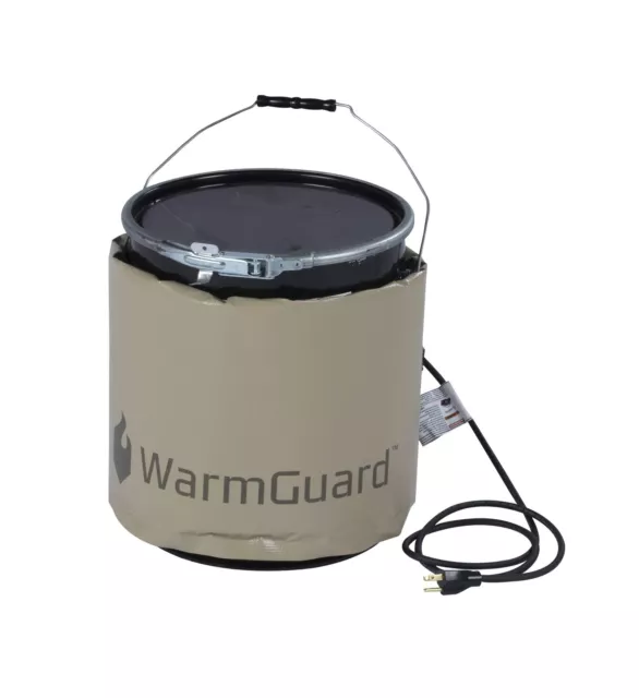 WarmGuard WG05 Insulated Pail Band Heater - Bucket Heater, Fixed Internal The...