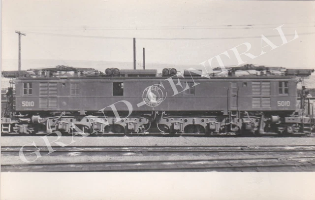 Rppc Great Northern Railway Railroad Gn Locomotive #5010 Real Photo Postcard