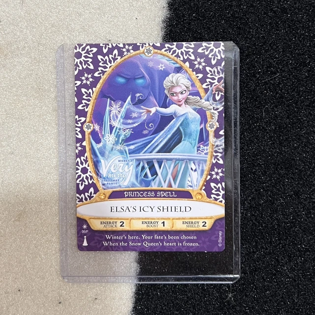 DISNEY SORCERERS OF the Magic Kingdom Cards 06P Elsa 2014 Christmas