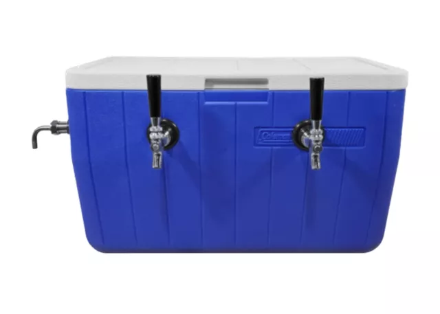 Jockey Box 2 Dual Tap (square-shaped stainless steel coils 70')