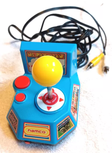 Namco Ms. Pac-Man Plug & Play 5-in-1 Video Game System 2004 Arcade Free Ship