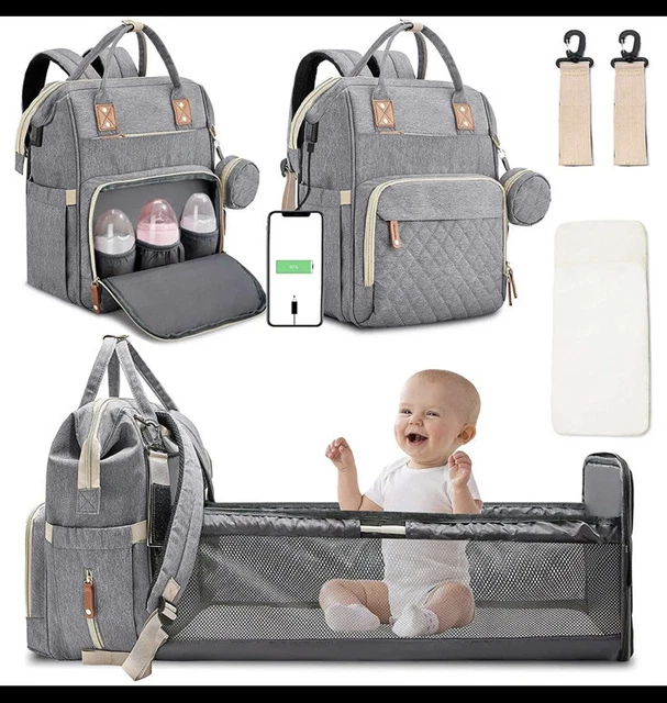 Multi Function Baby Diaper Bag Backpack with Changing station Mommy travel bag