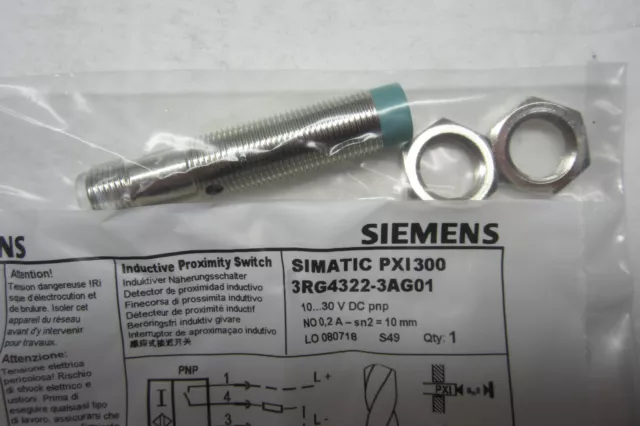 New Siemens 3Rg4322-3Ag01 Proximity Sensor 3Rg43223Ag01