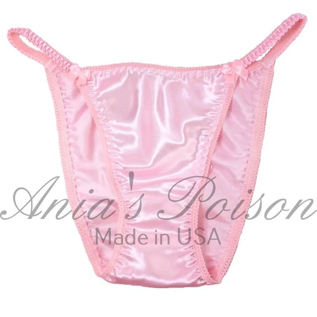 Mutandine Bikini Satin Donna VTG Sailor Moon Fairy Pink, Taglia 5-7, Made In USA - Foto 1