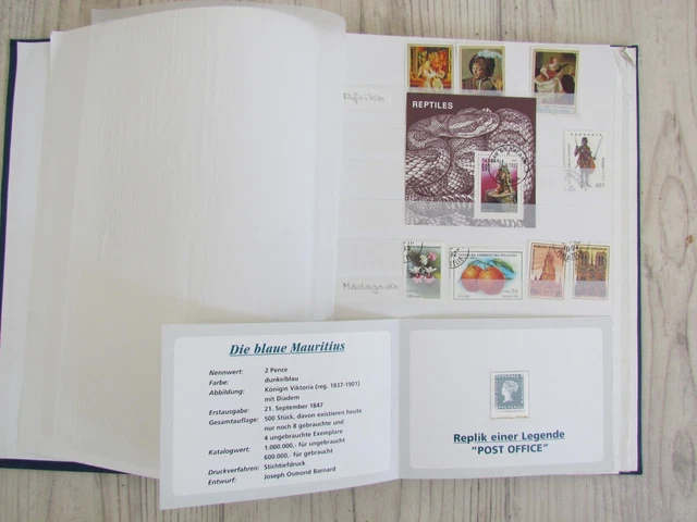 Paket Briefmarken Album Weltweit Sammlung Nachlass Fund