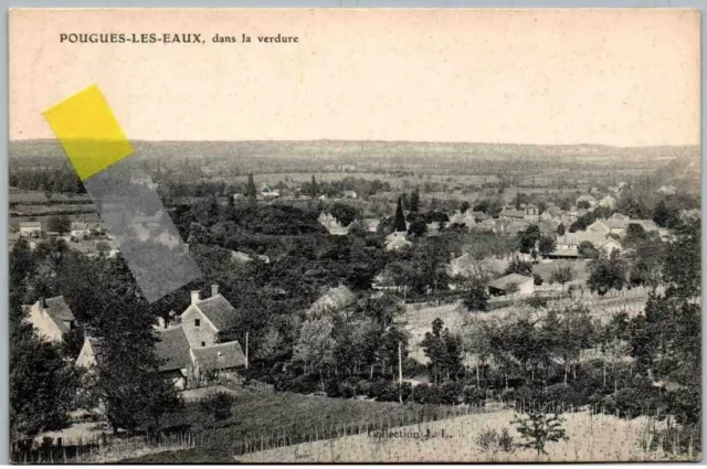 58 POUGUES-LES-EAUX dans la verdure (JP1741)