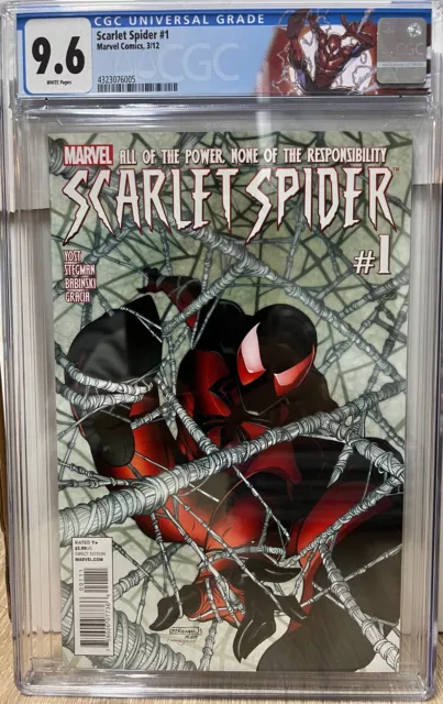 Scarlet Spider#1 Marvel Comics 3/12 CGC 9.6 White Pages