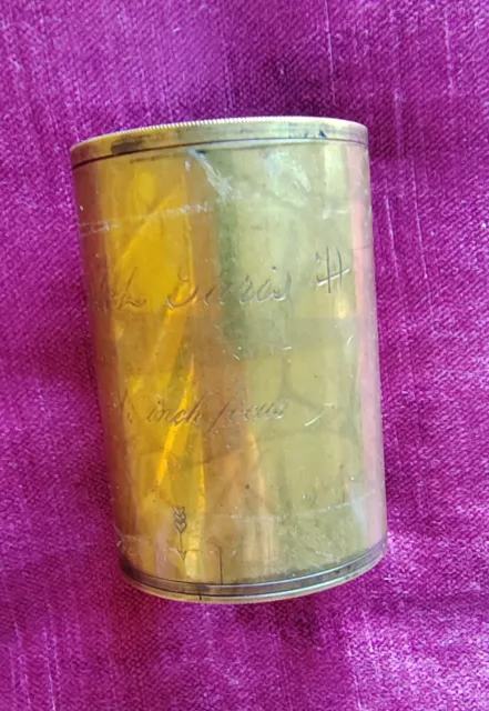 Vintage French Brass Lens Darlot Paris 4 1/4 Inch 108mm Brass Projection Lens