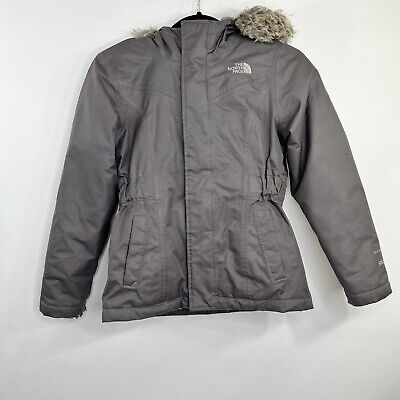 The North FaceDown  Dryvent 550 Jacket Gray Girls Sz M 10/12 Goose  Parka Winter