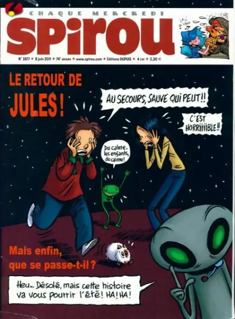 2289565 - Spirou n°3817 : Le retour de Jules - Collectif