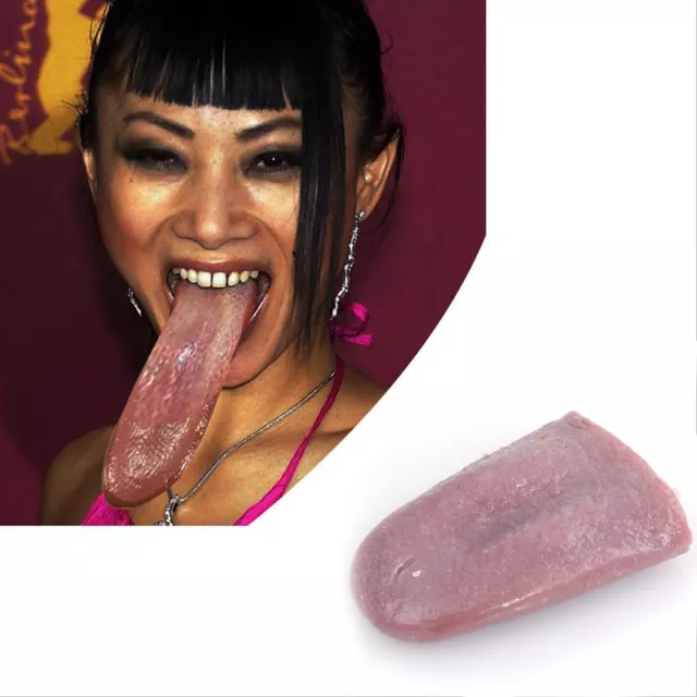 1*Realistic Fake Tongue Gross Jokes Prank Magic Tricks Halloween Magician Prop