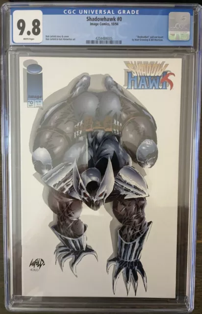 Shadowhawk #0 - Cgc 9.8 - 1994 - Rob Liefeld Cover - Only One On Census