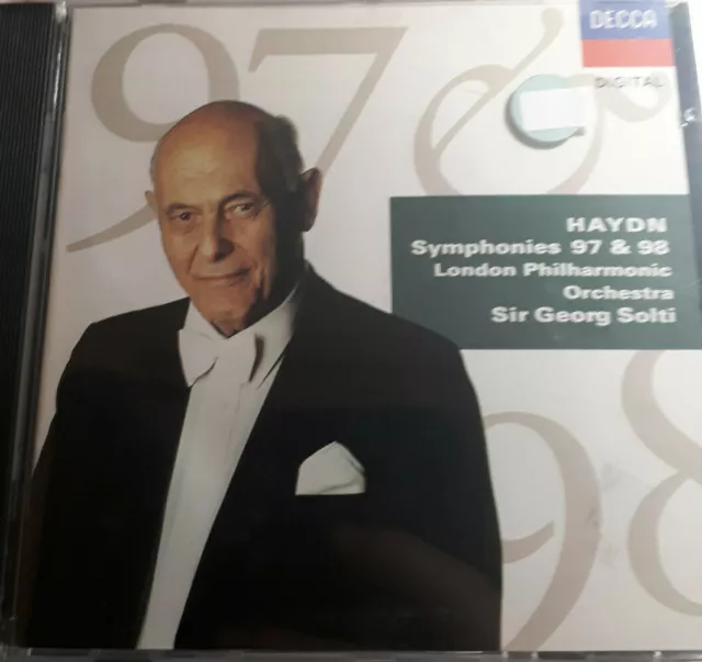 Haydn Solti- Symphonies 97 & 98 *Cd New Not Sealed Nuovo Non Sigillato Rar Decca