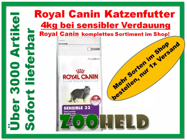 Royal Canin Sensible | 4kg Katzenfutter trocken