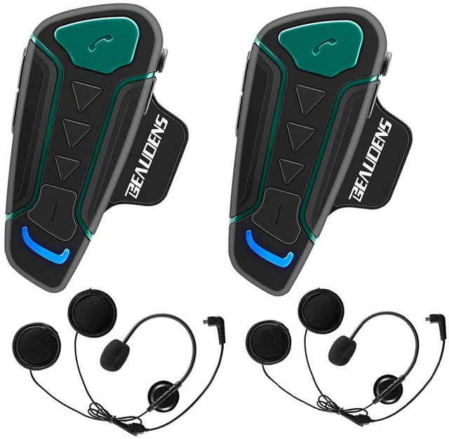 BEAUDENS motorcycle helmet bluetooth headset 1200m walkie-talkie phone listening