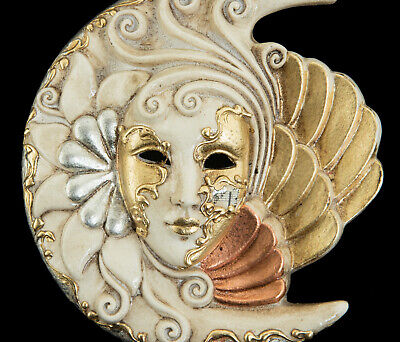 Mask Ceramic from Venice - Moon Radient - Decoration Wall - 830 XX2 2