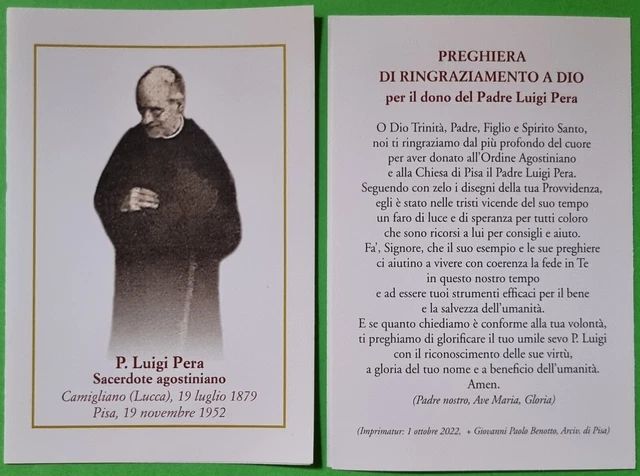 Padre Luigi Pera - Camigliano - Lucca - (A2)