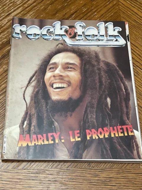 Rock & Folk France Magazine 1980s Bob Marley Special Issue Wim Wenders French