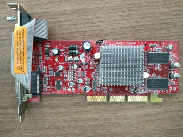 CARTE GRAPHIQUE ATI Radeon 128MB R92LE D33053 EUR 5,00 PicClick FR
