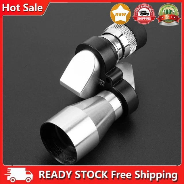 8x20 Mini Corner Binoculars HD Pocket Monocular Outdoor Telescope (Silver)