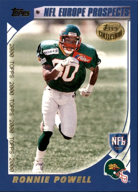2000 Topps Ronnie Powell Barcelona Dragons NFL Europe Prospects #358