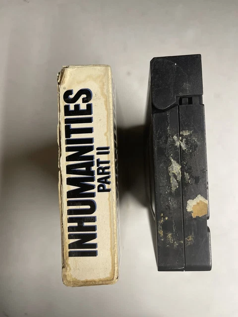 Inhumanities INHUMANITIES PART 2 (II) Modern Atrocities VHS UNRATED LIMITED RARE ...