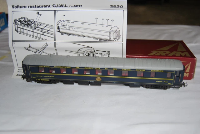 Ho France Train voiture lits CIWL n° 4217