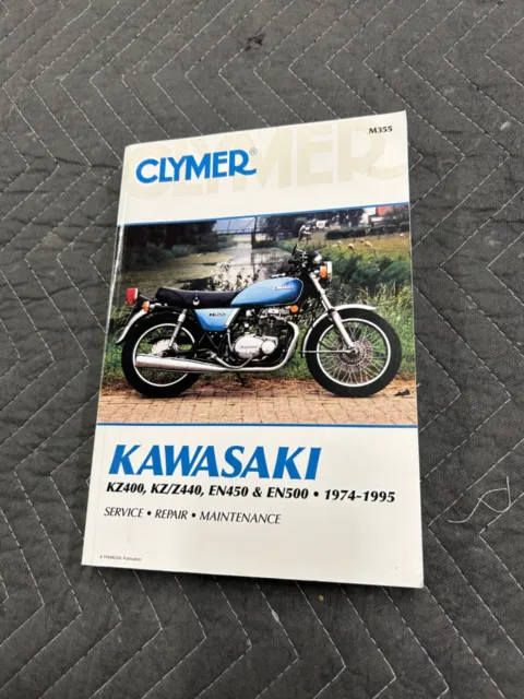 Kawasaki Kz400 KZ/Z440, EN450, EN500, 454 LTD 1974-1995 Clymer Service Manual