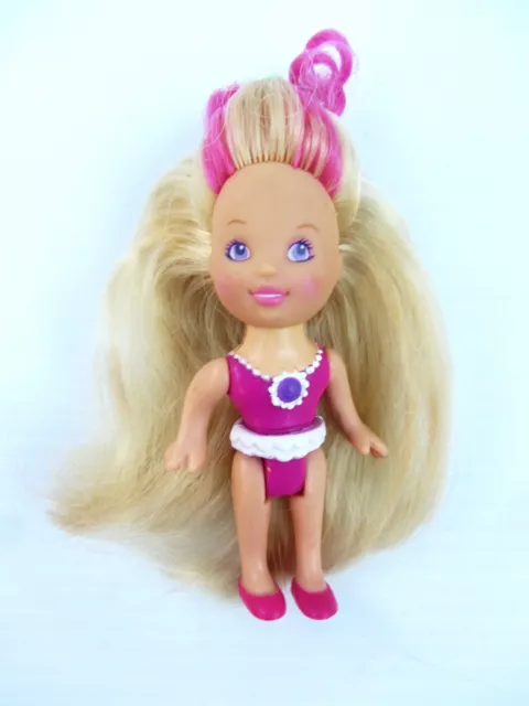 Vintage MISS PARTY SUPRISE Magenta Small Doll 7cm Tall - Marvel/Toy Biz (1999)