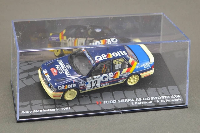 Altaya 1/43 ford escort rs cosworth #3 rallye monte-carlo 1996