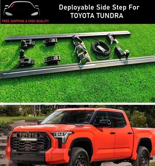 FIT FOR 2022 2023 TOYOTA TUNDRA Deployable Electric Pedal Running Board