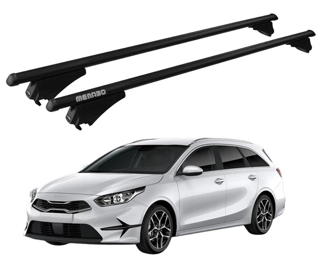 Barres De Toit Pour Kia Ceed 3 Break (2019-2025) - Modèle ACE-2 - Aluminium, Amovible, Support 75 Kg - Garantie 2 Ans - Neuf En Boîte