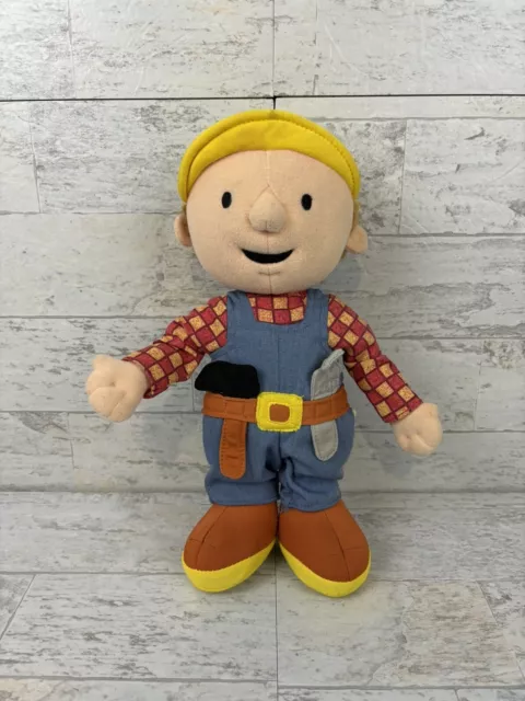 Bob the Builder Plush Doll 10” Toy 2001 Hasbro Wrench Playskool Doll