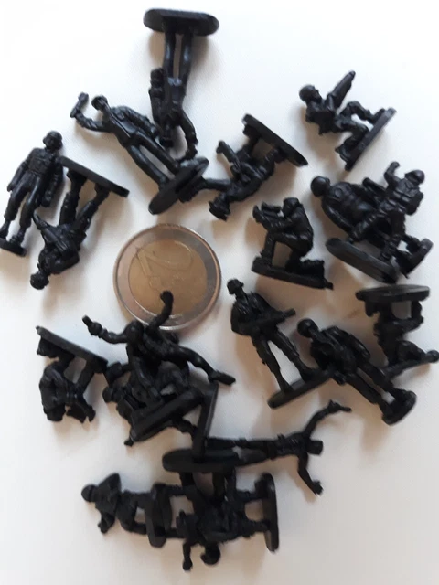 Lot De 5 Soldats En Plastique 5,5 Cm - Échelle 1:32 (Seconde Guerre Mondiale) - Occasion