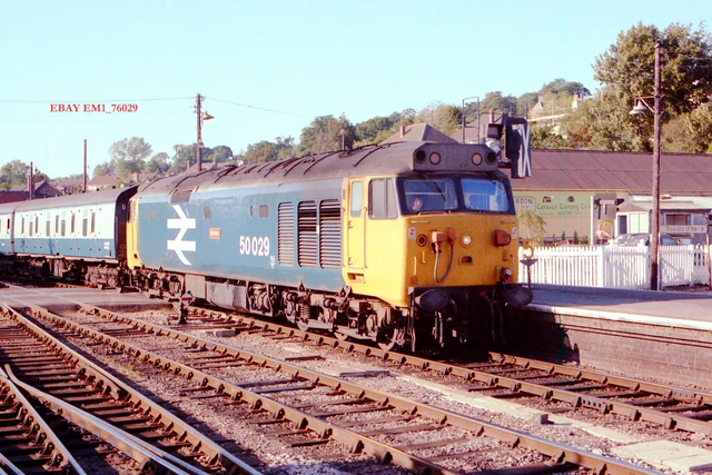 ORIGINAL NEG 35MM slide: Class 50 50029 @ Exeter St. David's £4.99 ...